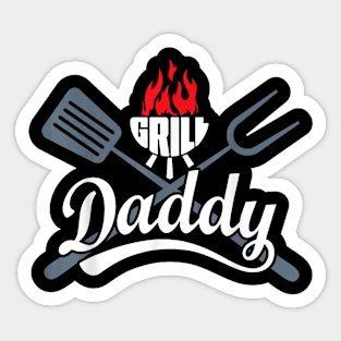Grill Daddy Bbq Barbecue Grilling Smoking For Men Dad Sticker